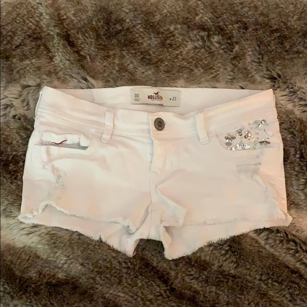 White Hollister Shorts